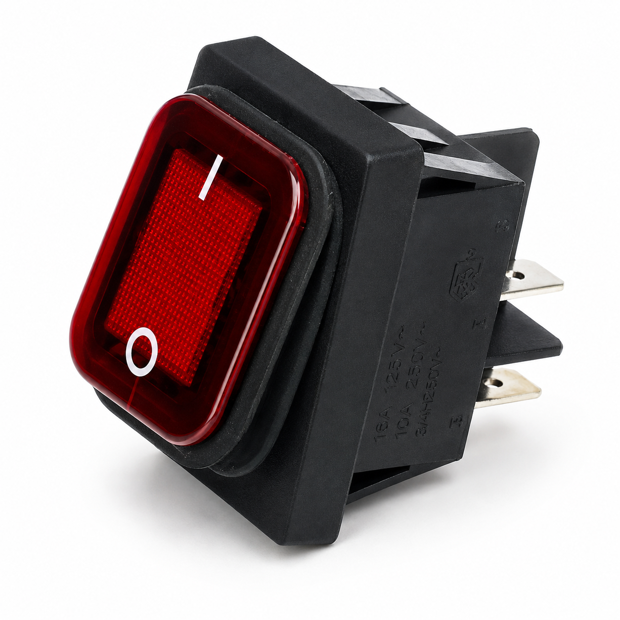 Atosa W0308018 Rocker Switch, Red Lighted