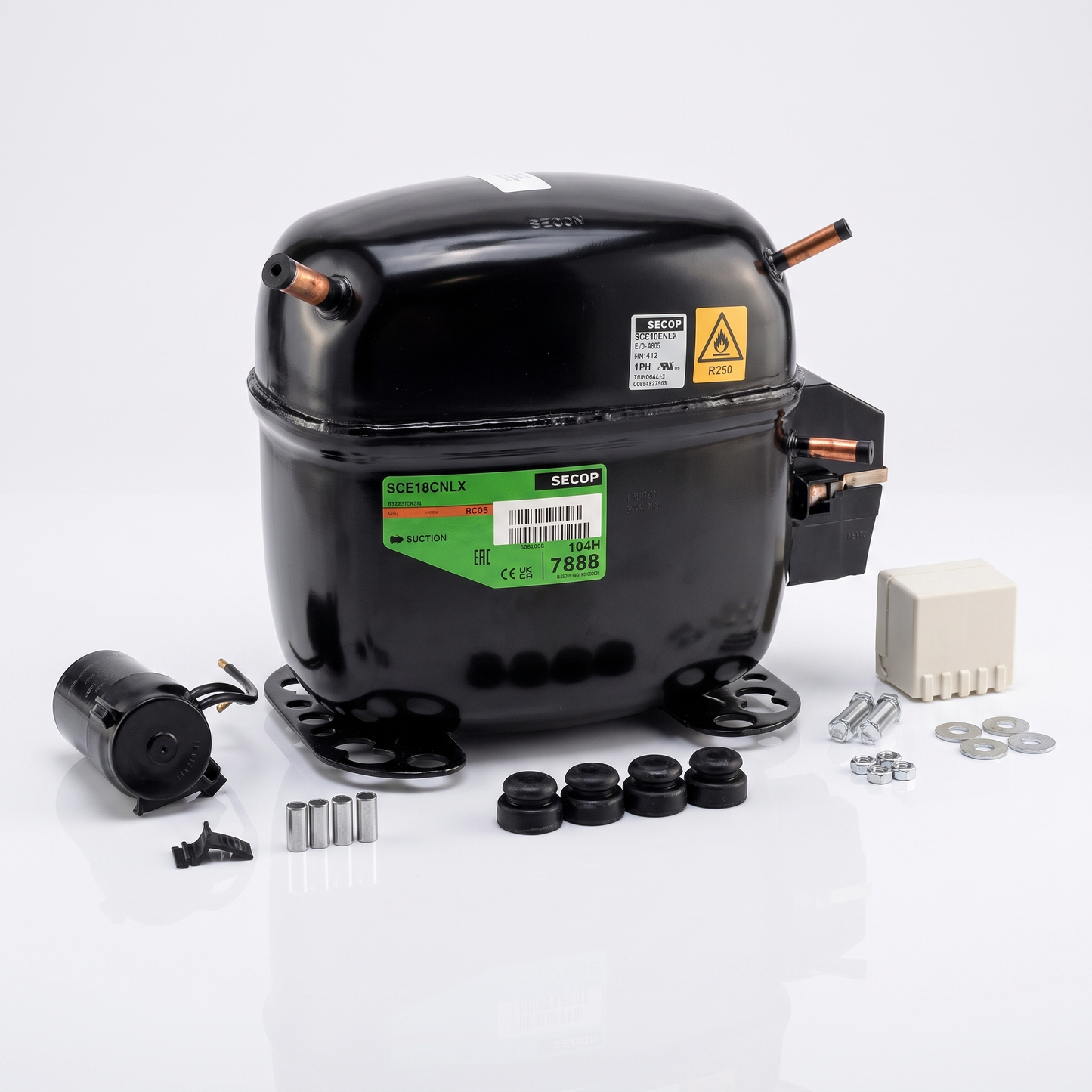 SCE18CNLX Compressor, R290, 115V, W0201835