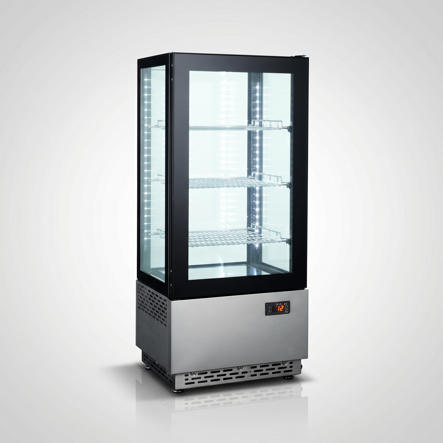 39" Height Straight Glass 1-Door Refrigerated Display Case / Coldco Model ST-78S