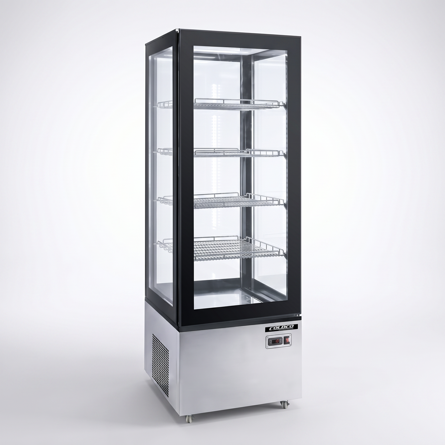 75" Height Refrigerated Display Case - Stainless Steel | ST-400S