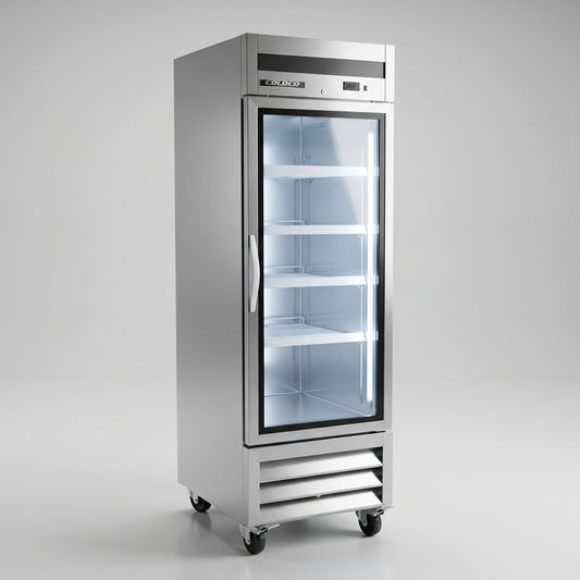 27" 1-Door Stainless Steel Freezer / Coldco Model BGSS-27FG-HC