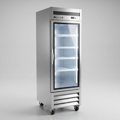 27" 1-Door Stainless Steel Refrigerator / Coldco Model BGSS-27RG-HC