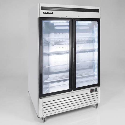 54.5" 2-Door Refrigerator Stainless Steel Exterior / Coldco Model BGSS-2R