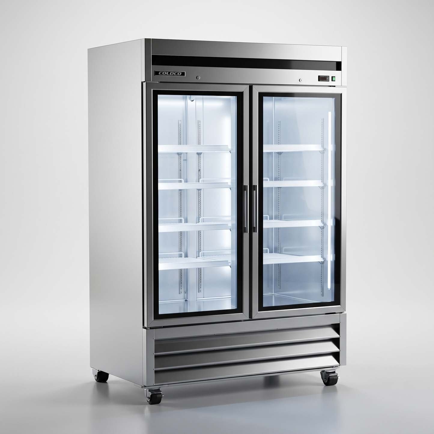 54" 2-Door Stainless Steel Freezer / Coldco Model BGSS-54FG-HC