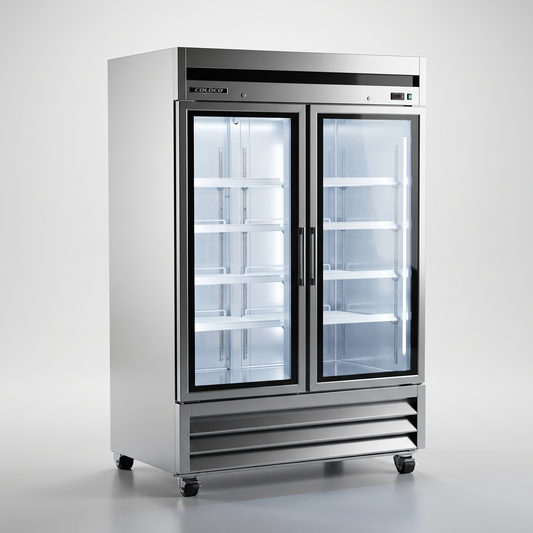 54" 2-Door Stainless Steel Freezer / Coldco Model BGSS-54FG-HC