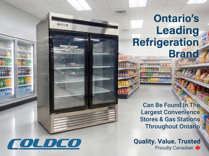 54.5" 2-Door Stainless Steel Freezer / Coldco Model BGSS-2F