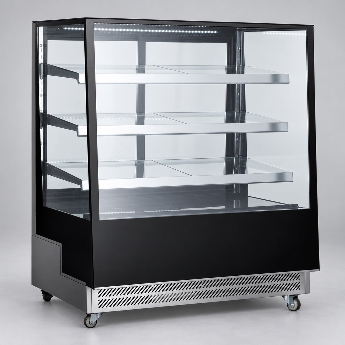 48" Angled Straight Glass Refrigerated Showcase / Coldco Model CDST48-3