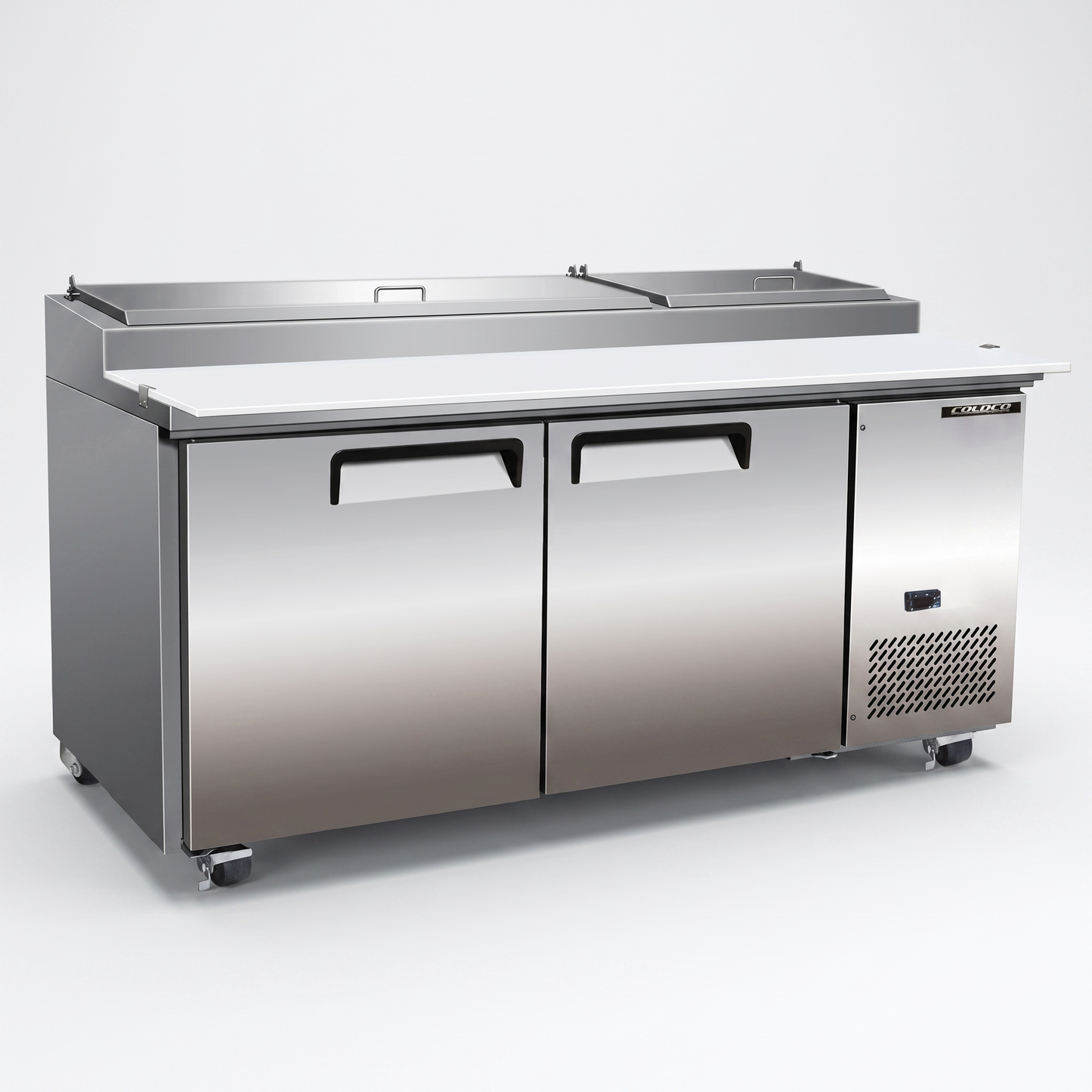 71" 2-Door Pizza Prep Table / Coldco Model CPP-71-HC