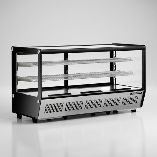 48″ Full Service Countertop Refrigerated Display Case, LED Lighting / Coldco Model CR200L