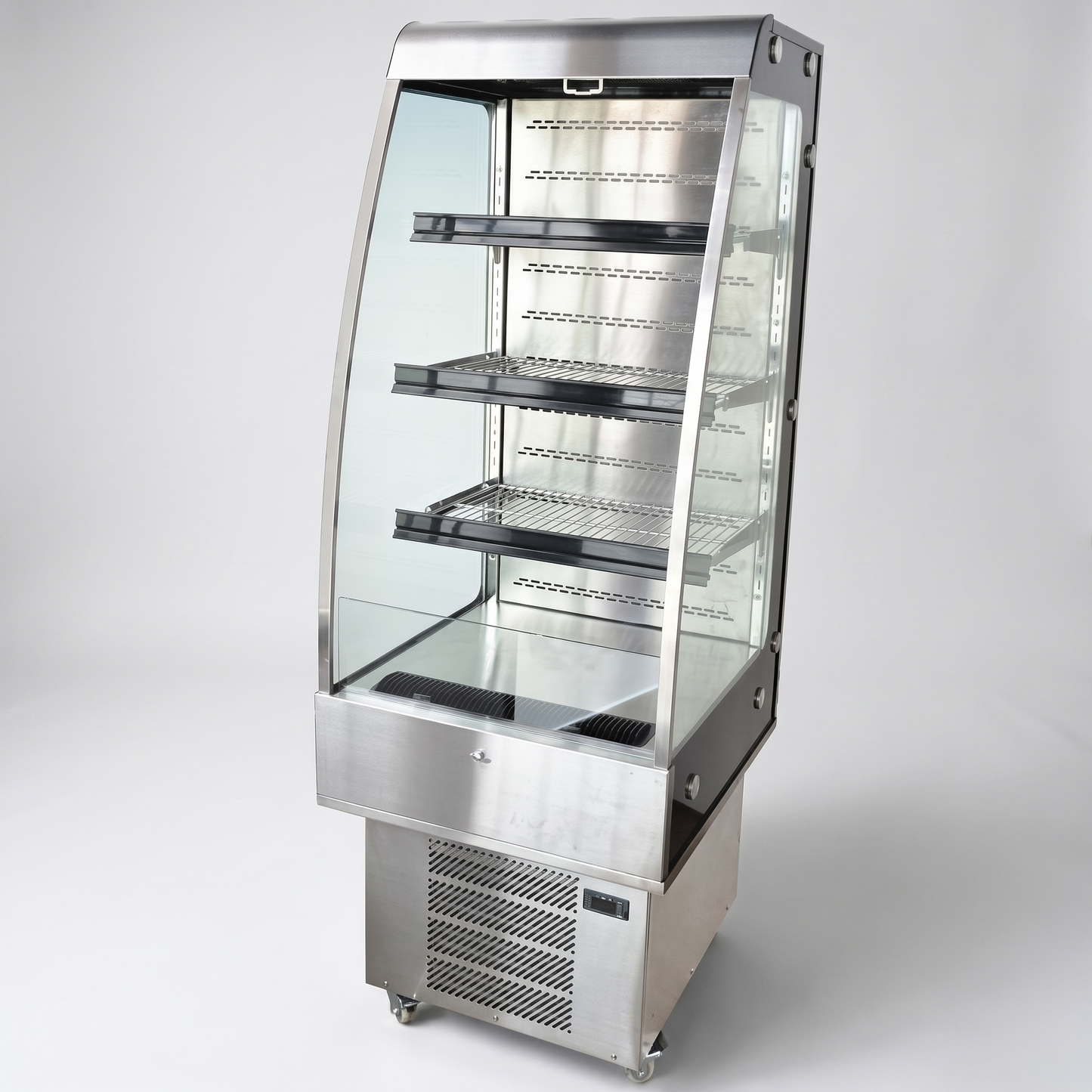 24" Open Refrigerated Display Merchandiser - Stainless Steel / Coldco Model RS-250