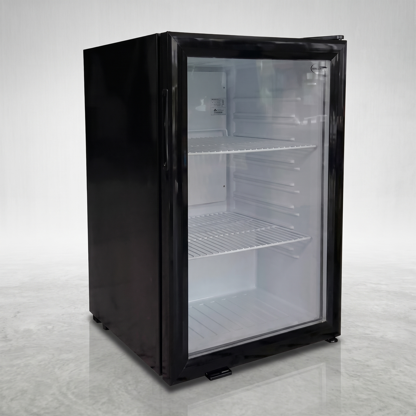 27″ Height Counter Top Refrigerator, Black Exterior, White Interior / Coldco Model SC68
