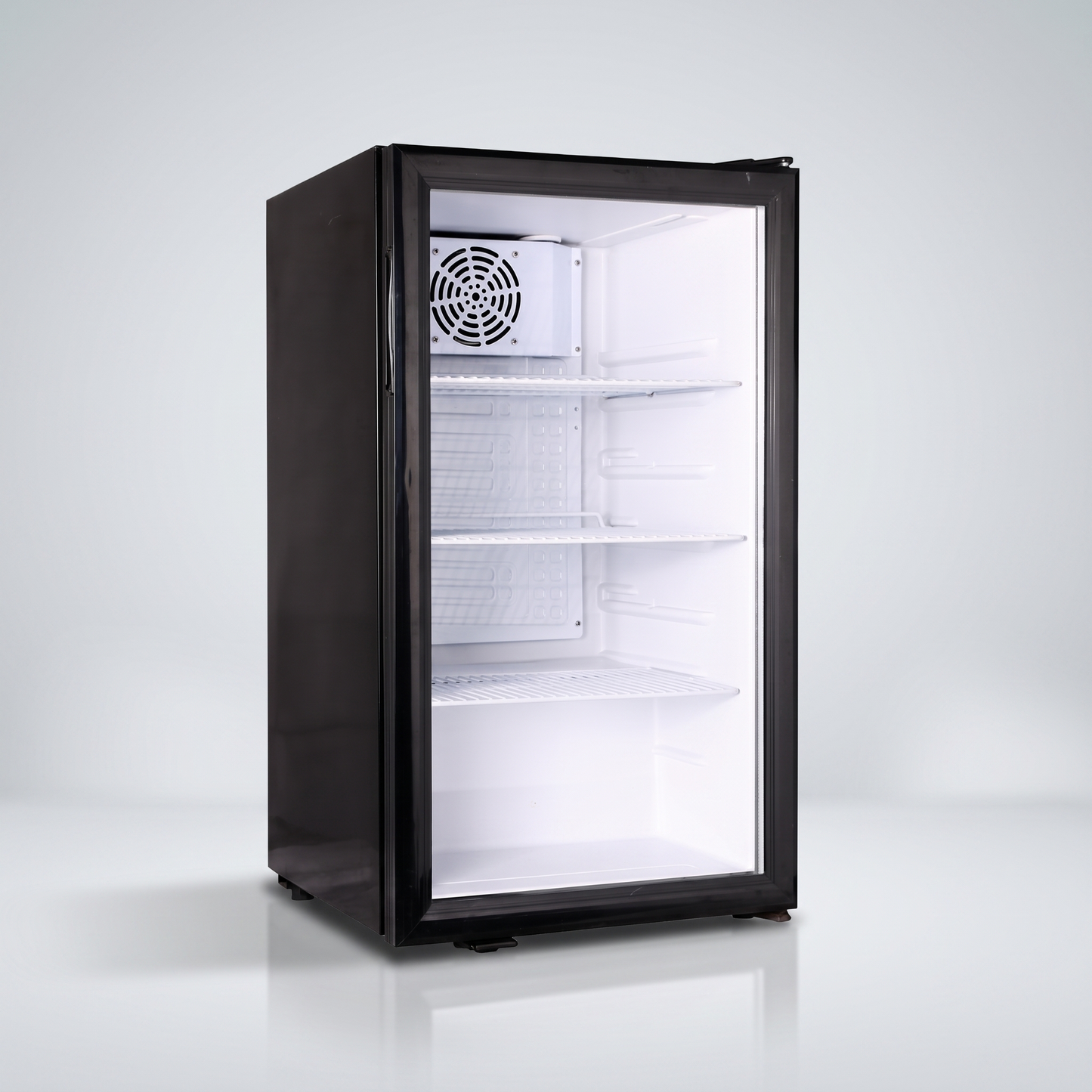 33.5″ Height Counter Top Refrigerator, Black Exterior, White Interior / Coldco Model SC98