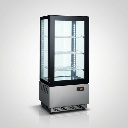 39" Height Straight Glass 1-Door Refrigerated Display Case / Coldco Model ST-78S