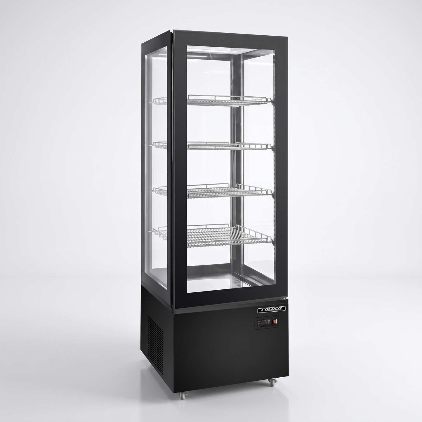 75" Height Refrigerated Display Case - Black Exterior | ST-400B
